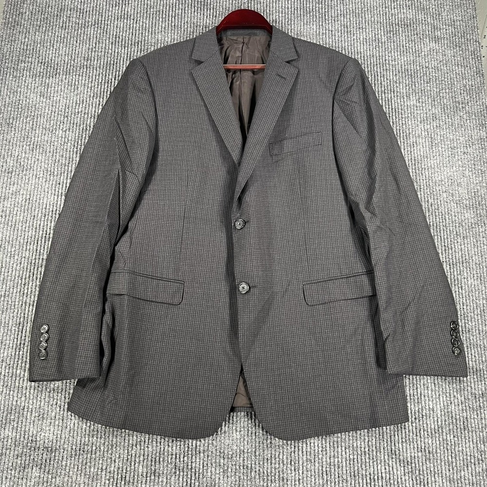 Z Zegna Blazer Suit Jacket Mens IT 54 42 Black Wool Slim Fit Sport Coat